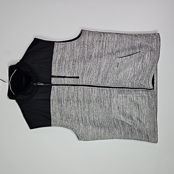 Ascend XL silver and black zip up vest - Picture 1 of 6